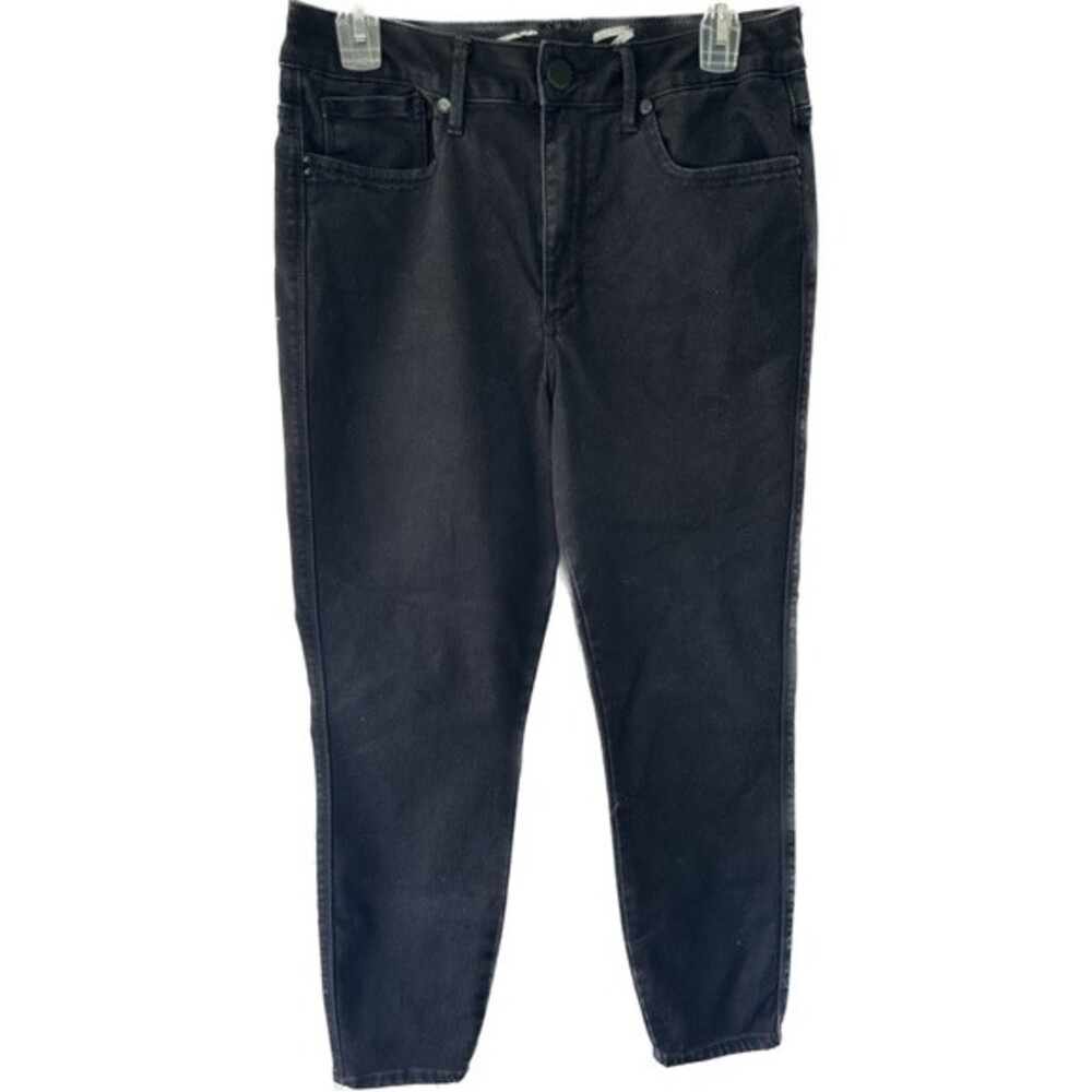 Seven 7 Women's Black Denim High Rise Ankle Skinny 5 Pocket Jeans Size 10